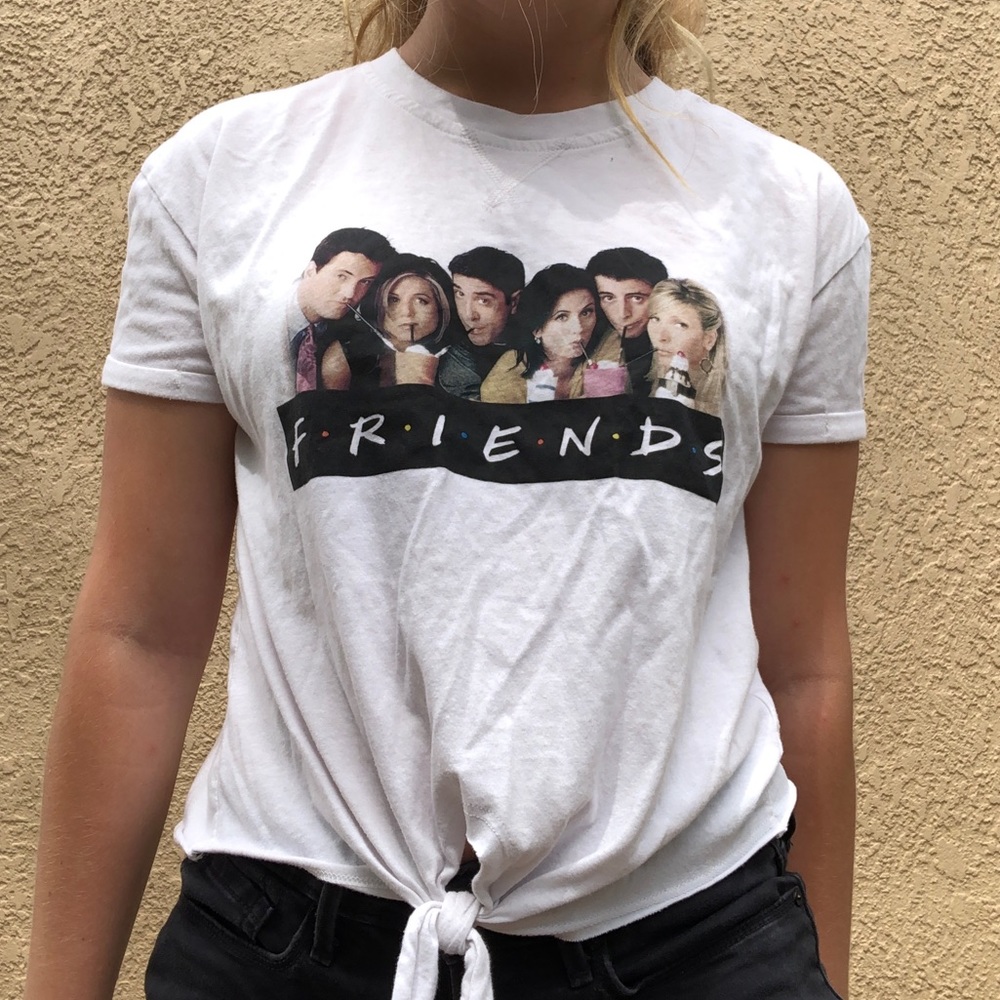 🔥Friends tie T-shirt